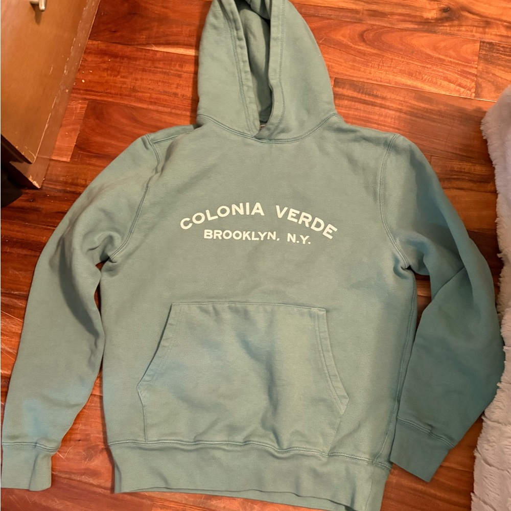 Men's knickerbocker colonia verde Green Hoodie size‎ small